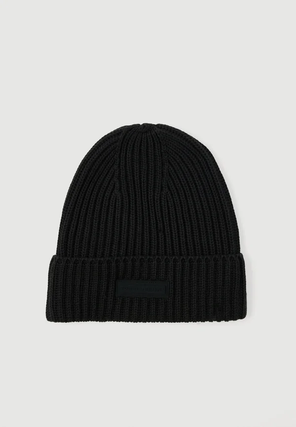 FOUNDATION BEANIE - Beanie - black