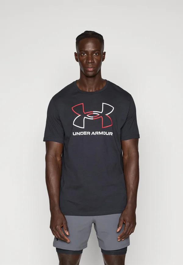FOUNDATION UPDATE - Sports T-shirt - black/red/white