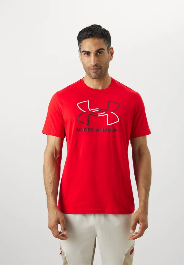 FOUNDATION UPDATE - Sports T-shirt - red/white/black