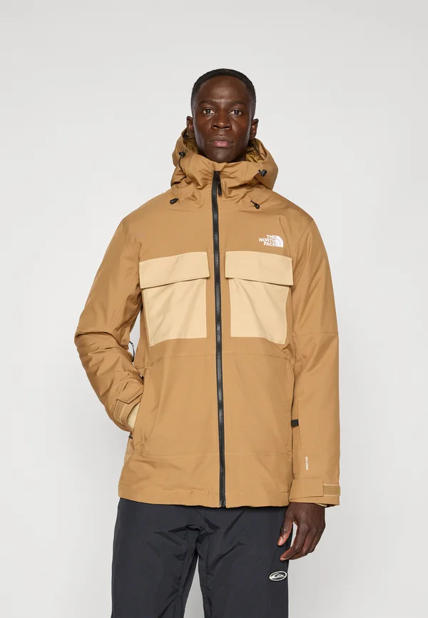 FOURBARREL TRICLIMATE JACKET - Snowboard jacket - utility brown/khaki stone