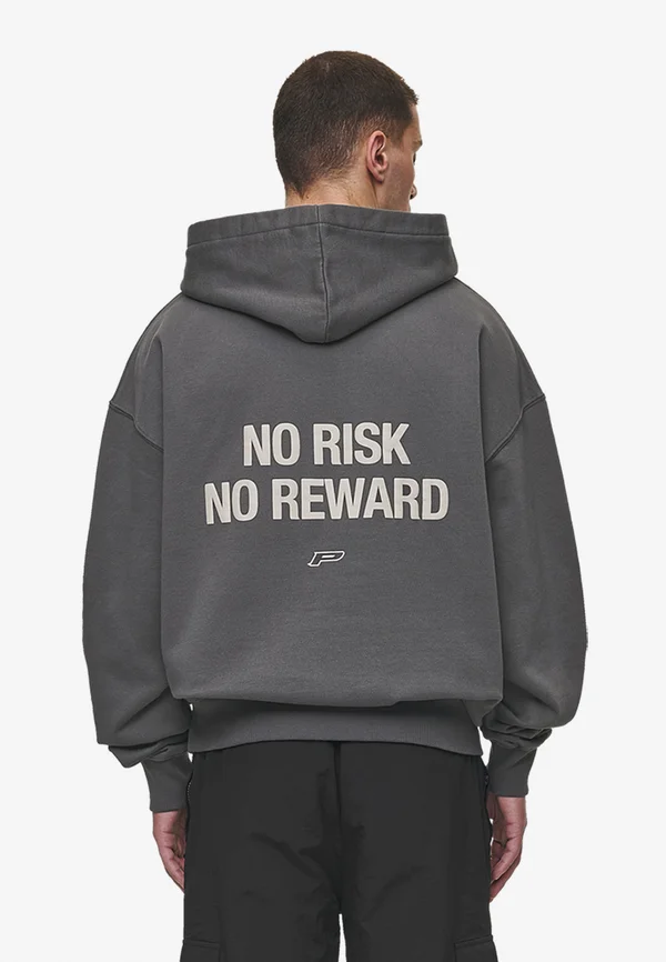 FOX - Hoodie - washed anthracite