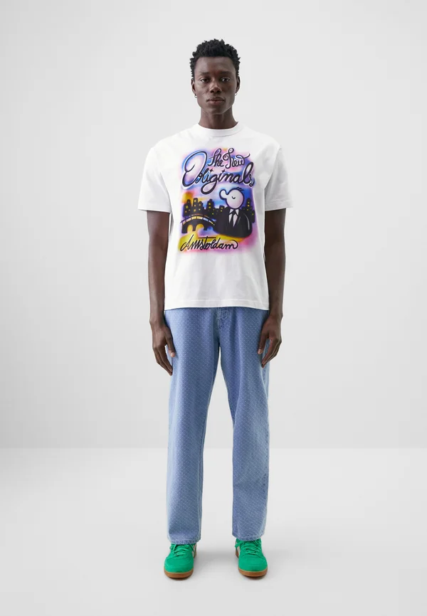 FREDDY AIRBRUSH TEE - Print T-shirt - white