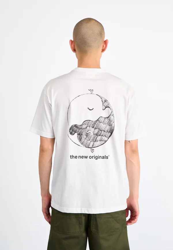 FREDDY YIN YANG TEE - Print T-shirt - white