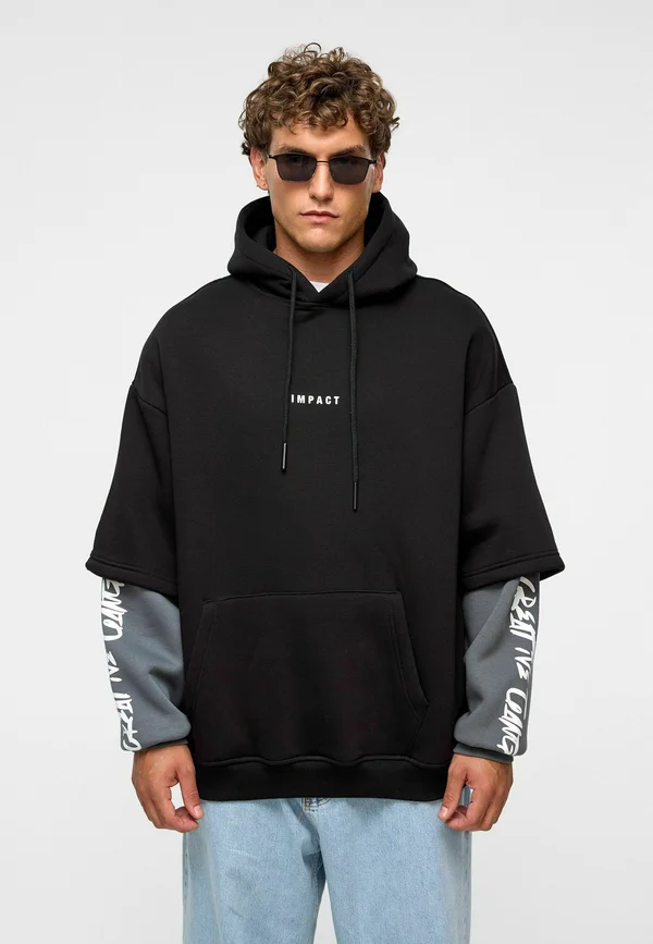 FREDERIK - Hoodie - black