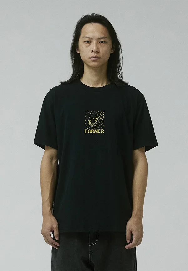 FREE CRUX - Print T-shirt - black