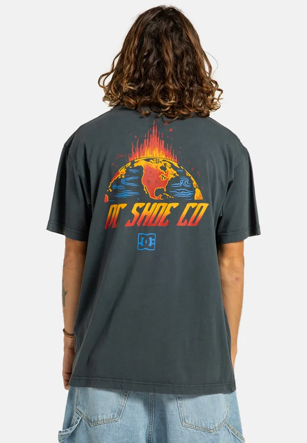 FREE FALL - Print T-shirt - bac black acid