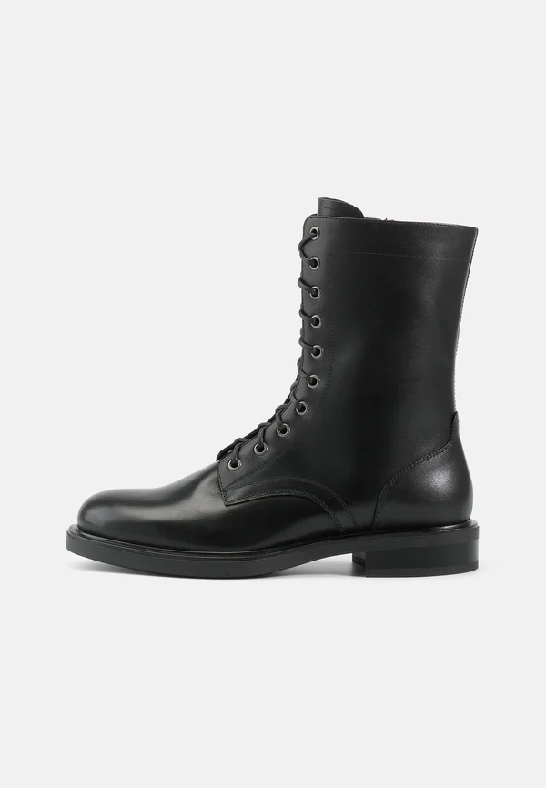 FREYA - Lace-up ankle boots - black