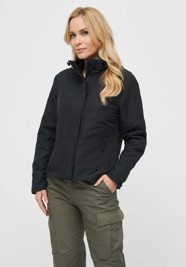 FRONTZIP - Light jacket - black