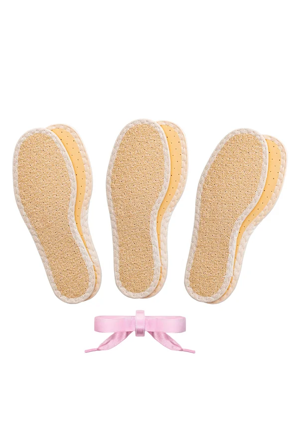 FROTTEE SOHLE KIDS 3ER PACK + GESCHENK - Insole - beige