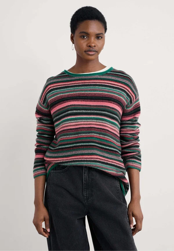 FRUITY  - Jumper - pink - ripple marks squash multi