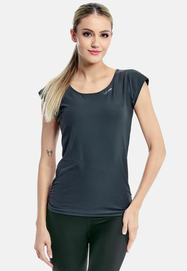 FUNCTIONAL LIGHT AND SOFT  - Sports T-shirt - anthracite