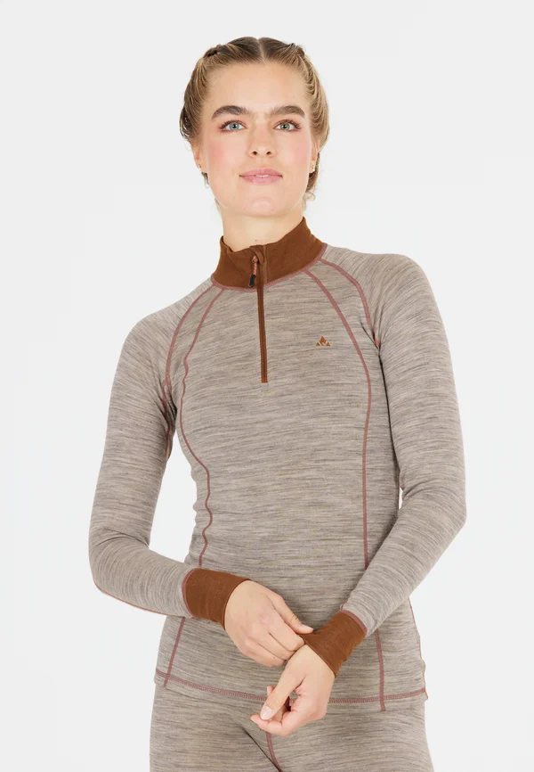 FUNKTIONS - Long sleeved top - light grey melange