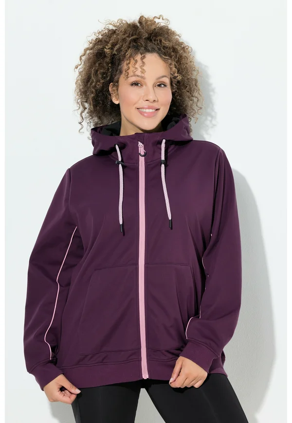 FUNKTIONS WASSERABWEISEND KAPUZE - Bomber Jacket - grape red