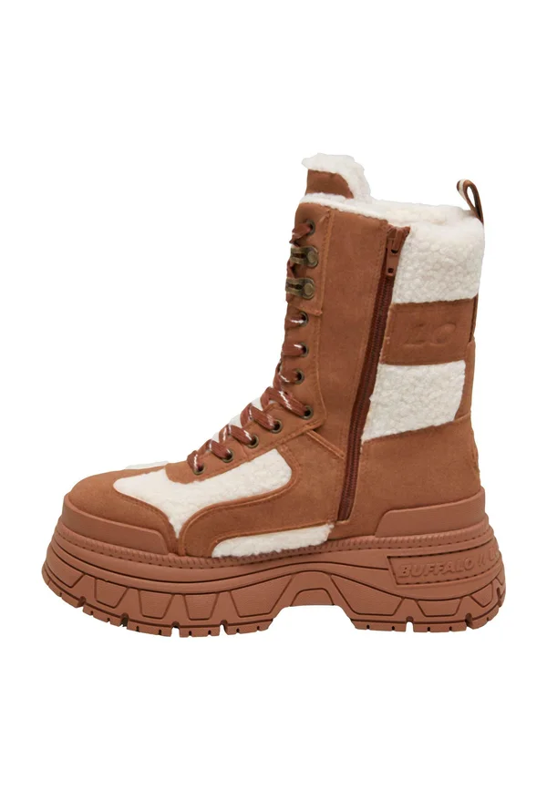 FUSION COM HI WARM  - Winter boots - cognac cream