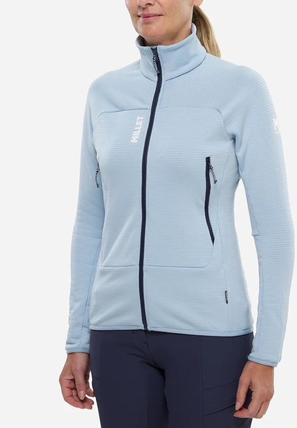 FUSION GRID - Fleece jacket - bleu