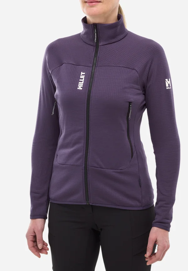 FUSION GRID - Fleece jacket - violet