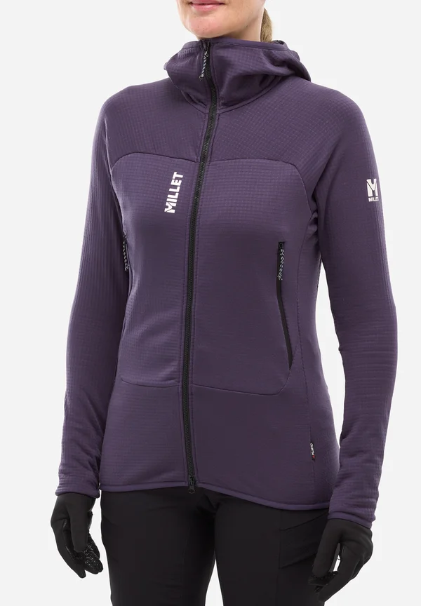 FUSION GRID - Fleece jacket - violet