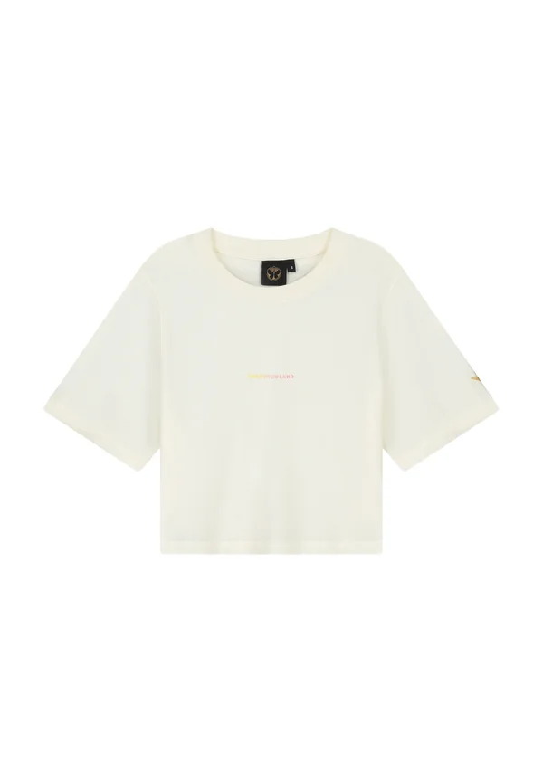 FUSION RAINBOW - Print T-shirt - white