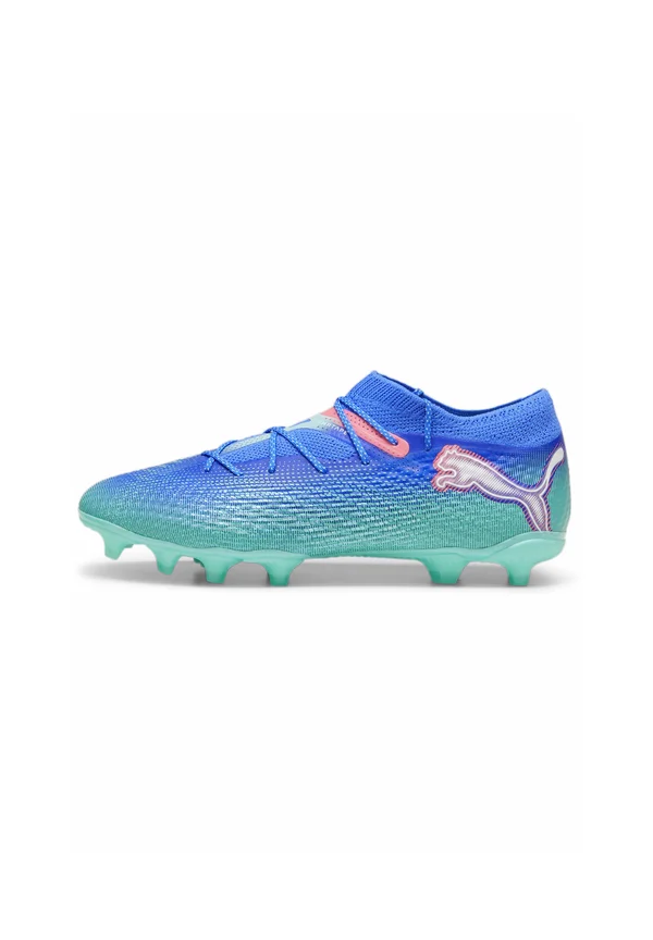 FUTURE 7 PRO - Football boots artificial grass - bluemazing- white-electric peppermint