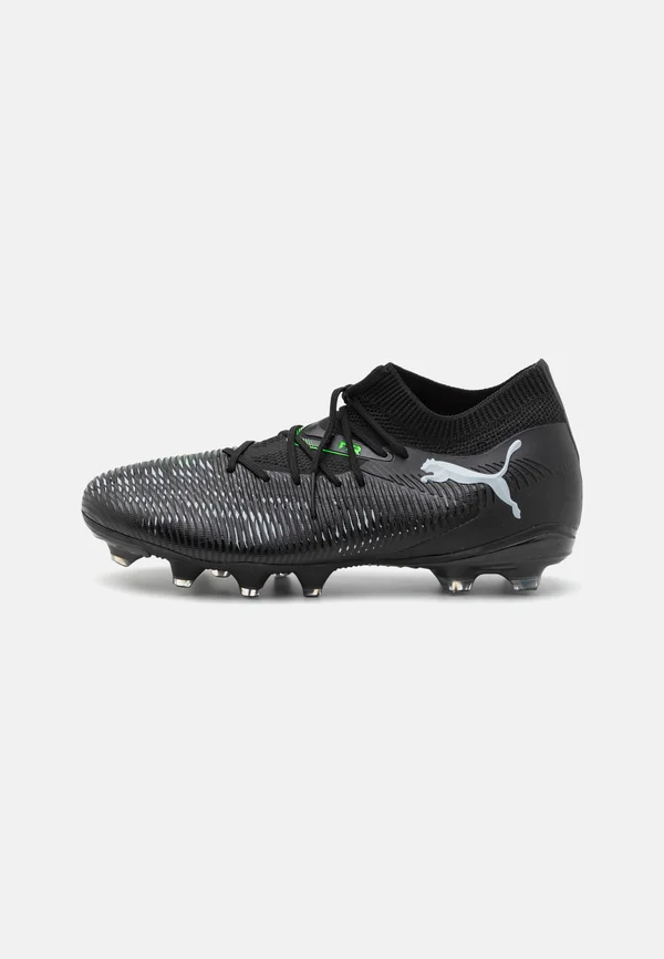 FUTURE 8 MATCH  - Football boots artificial grass - black/silver/fluo green
