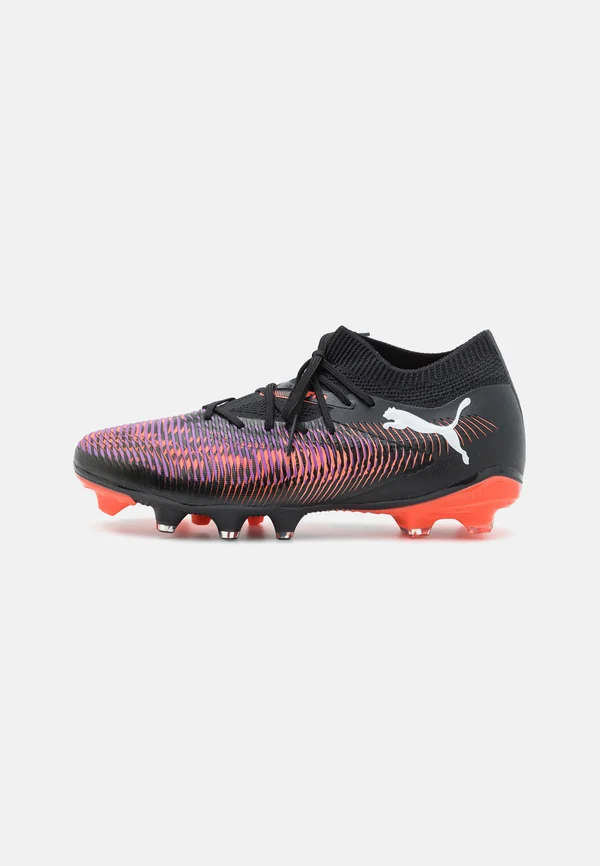 FUTURE 8 MATCH  - Football boots artificial grass - black/white/glowing red