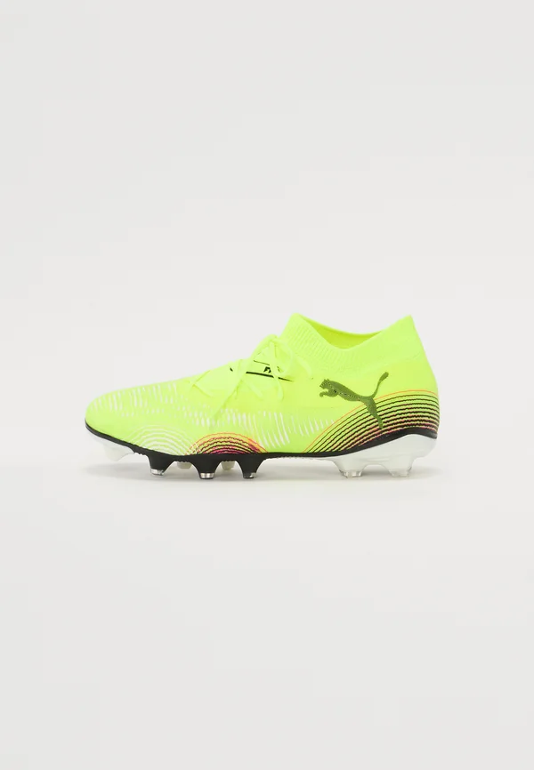 FUTURE 8 MATCH  - Football boots artificial grass - yellow alert/black/sun struck