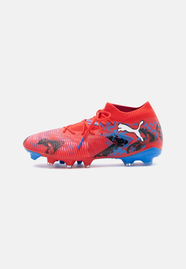 FUTURE 8 MATCH PLAYMAKERS FG/AG - Football boots artificial grass - red/black/ultra blue/pink