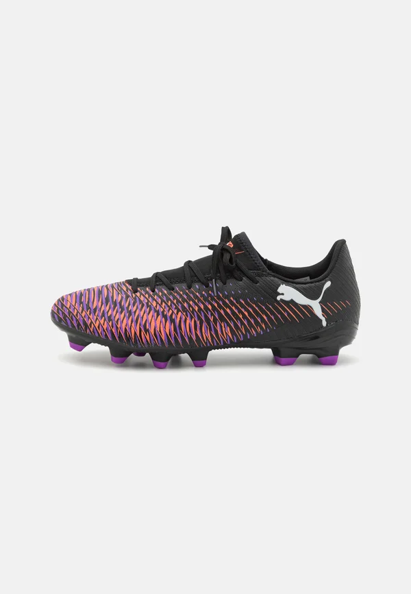FUTURE 8 PLAY - Football boots artificial grass - black/white/glowing red