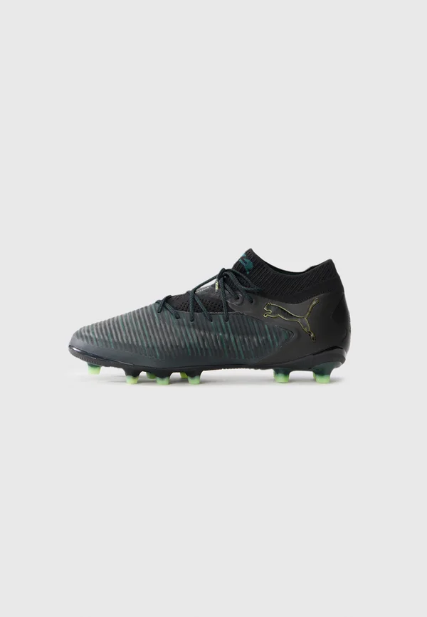 FUTURE 8 ULTIMATE AG - Football boots artificial grass - black/fizzy light/green terrain