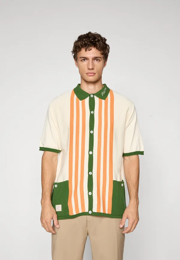 GABBIANO BUTTON UP - Zip-up sweatshirt - ivory