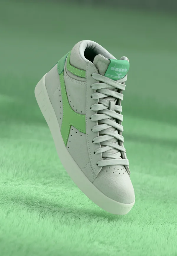 GAME UNISEX - Trainers - pistachio green/star white