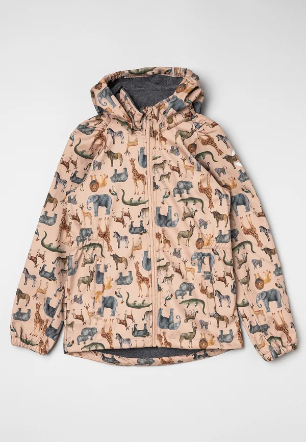 GATH AOP ZOO - Soft shell jacket - nougat
