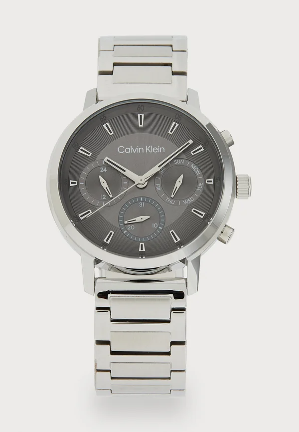 GAUGE - Chronograph watch - silver-colouredgrey