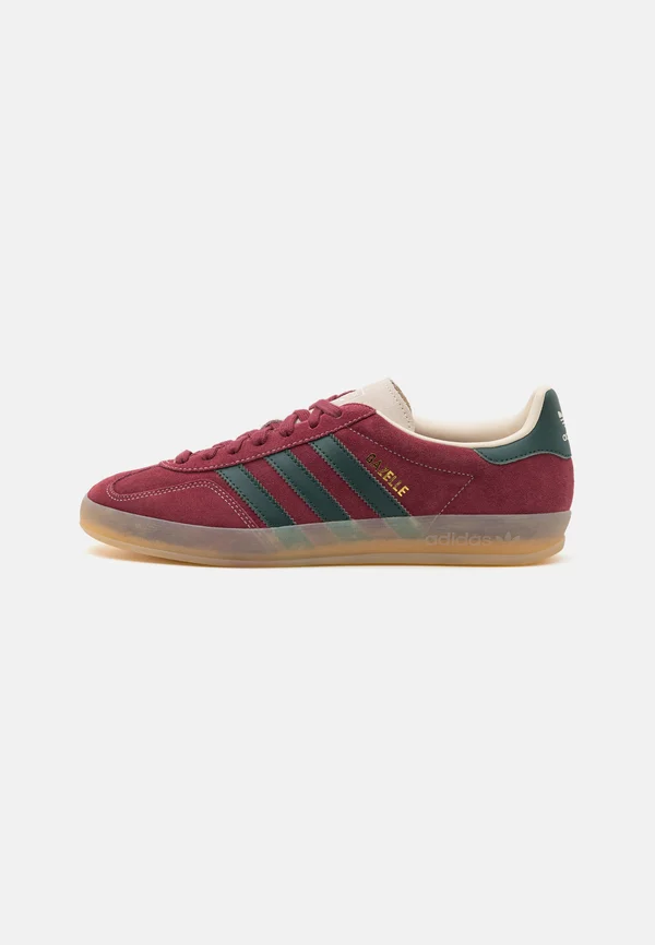 GAZELLE INDOOR UNISEX - Trainers - shadow red/shadow green/white