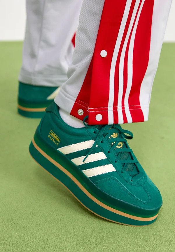 GAZELLE STACK - Trainers - collegiate green/cream white