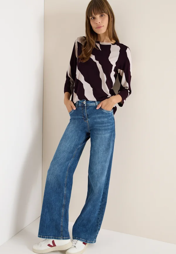 GEMUSTERTES  - Long sleeved top - rot