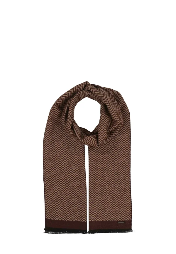 GEOMETRIC DESIGN - Scarf - camel