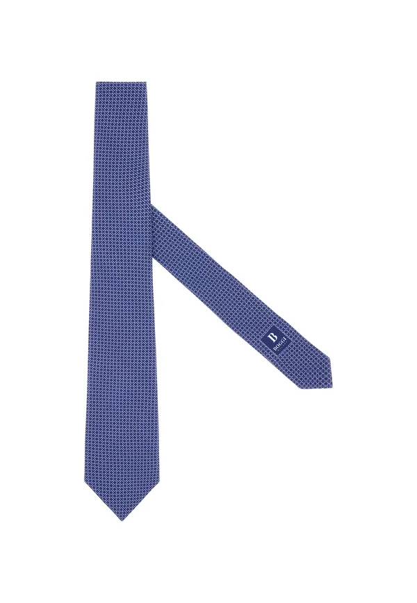 GEOMETRIC MOTIF  - Tie - navy blue
