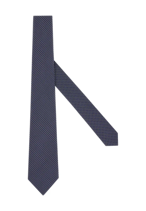 GEOMETRIC - Tie - blue