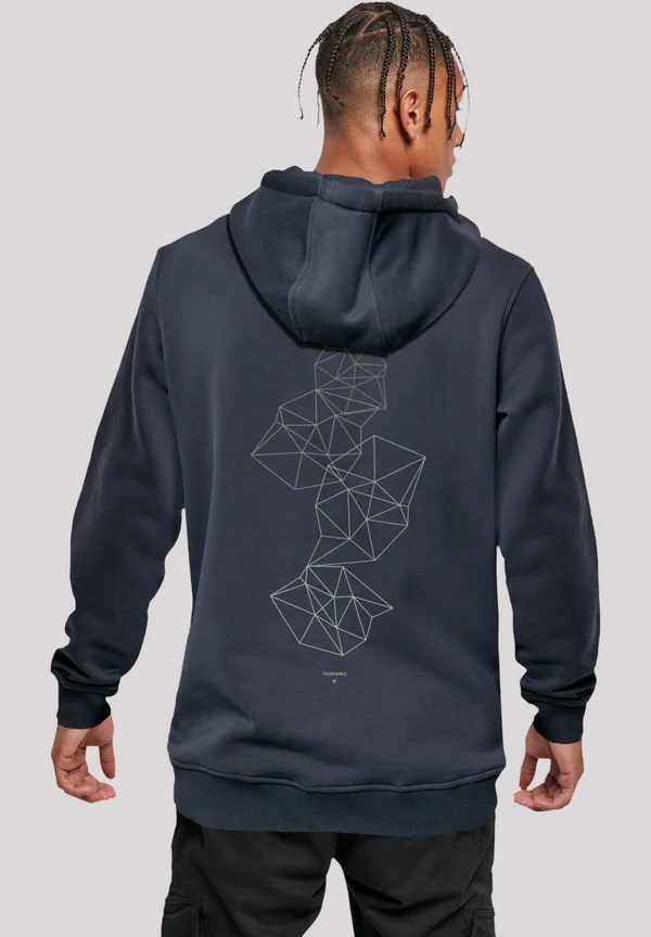 GEOMETRICS ABSTRACT - Hoodie - navy