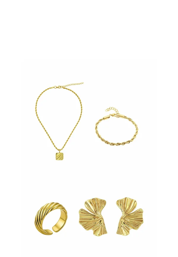 GESCHENKSET STATEMENT - MEHRTEILIG 4 SCHMUCKSTÜCKE - Advent calendar - goldfarbend