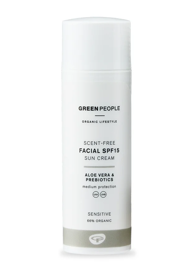 GESICHTSSONNENCREME SPF15 - Sun protection - white