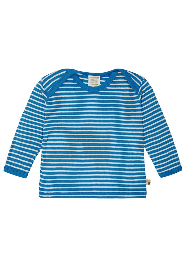 GESTREIFT MIT - Long sleeved top - azur