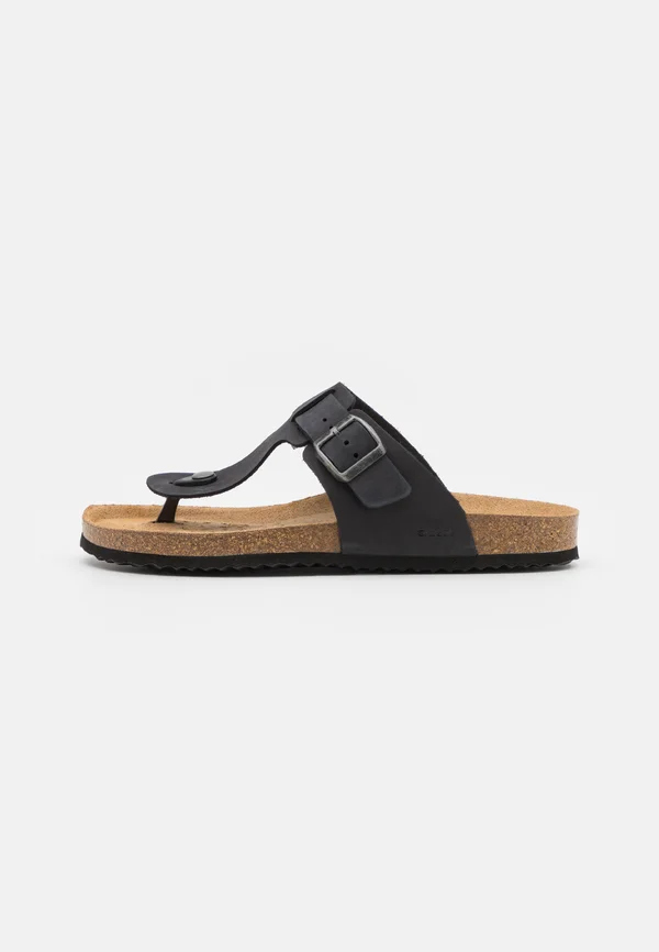 GHITA - T-bar sandals - black