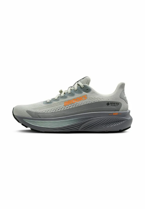 GHOST 17 GTX - Road running shoes - smoke primer grey/orange