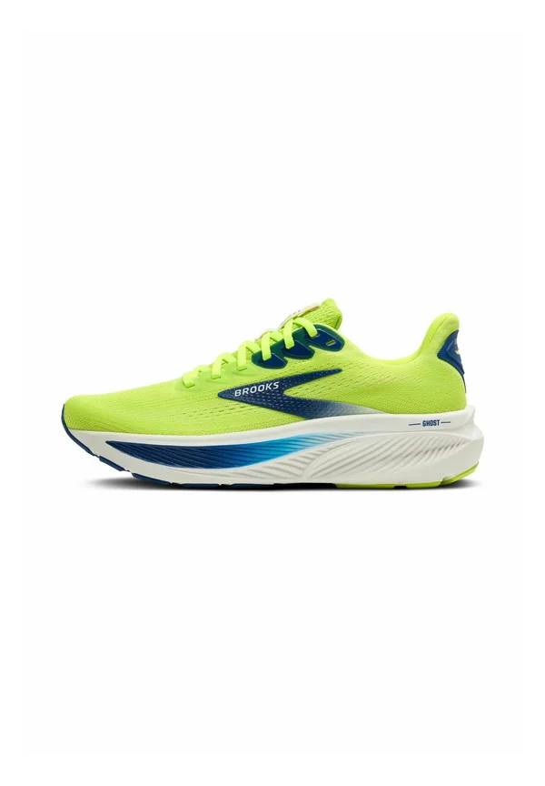 GHOST  17 - Road running shoes - acid lime navy white