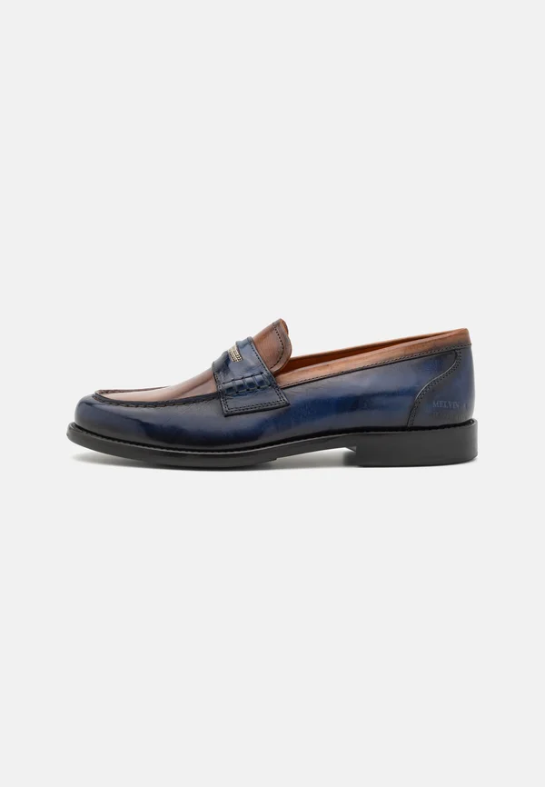 GIANNA 5 - Slip-ons - saphire/wood/silver/burnt orange/navy
