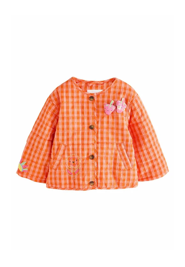 GINGHAM CHARACTER - Light jacket - orange