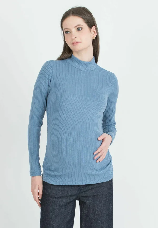 GIORDANA - TURTLENECK - Jumper - light blue