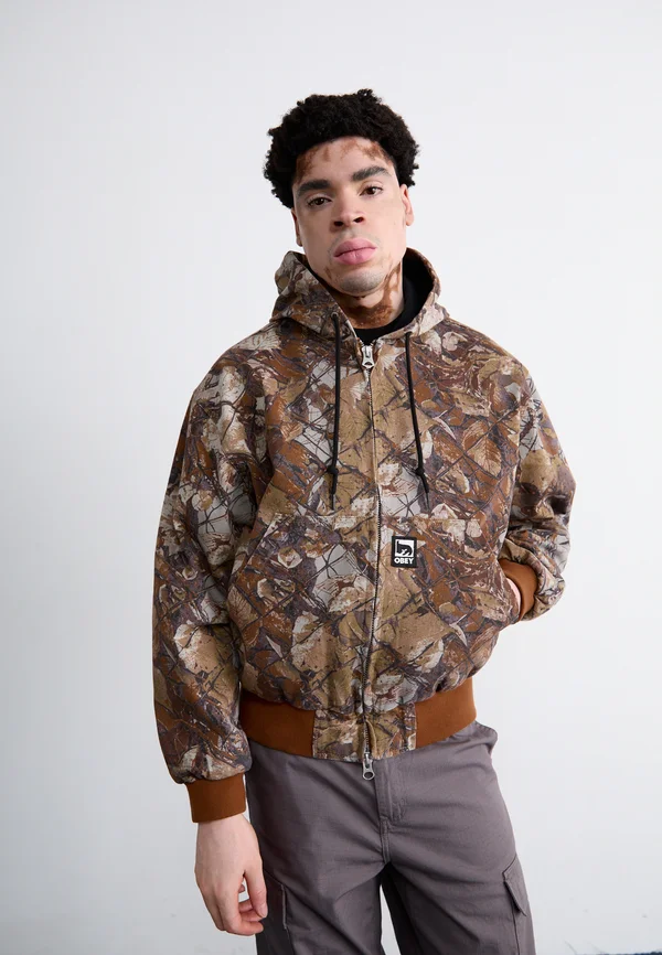 GLEN ZIP UP JACKET - Bomber Jacket - beige